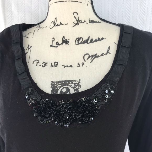 Talbots Black Top - Picture 3 of 6